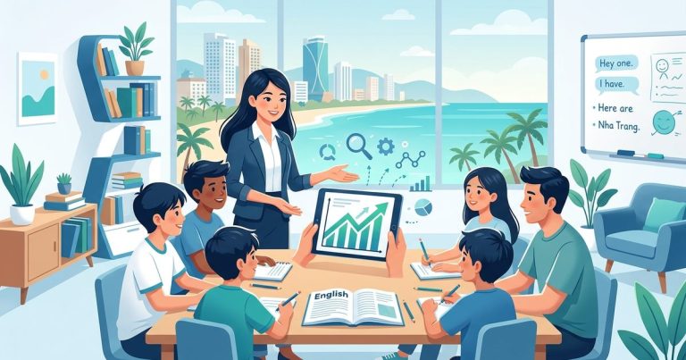 SEO trung tâm tiếng Anh Nha Trang thu hút học viên